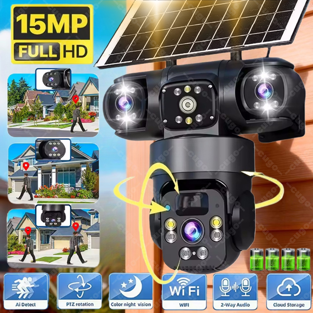 Home Cinema Wall Panels - V380 3 Screen 3 Lens WIFI