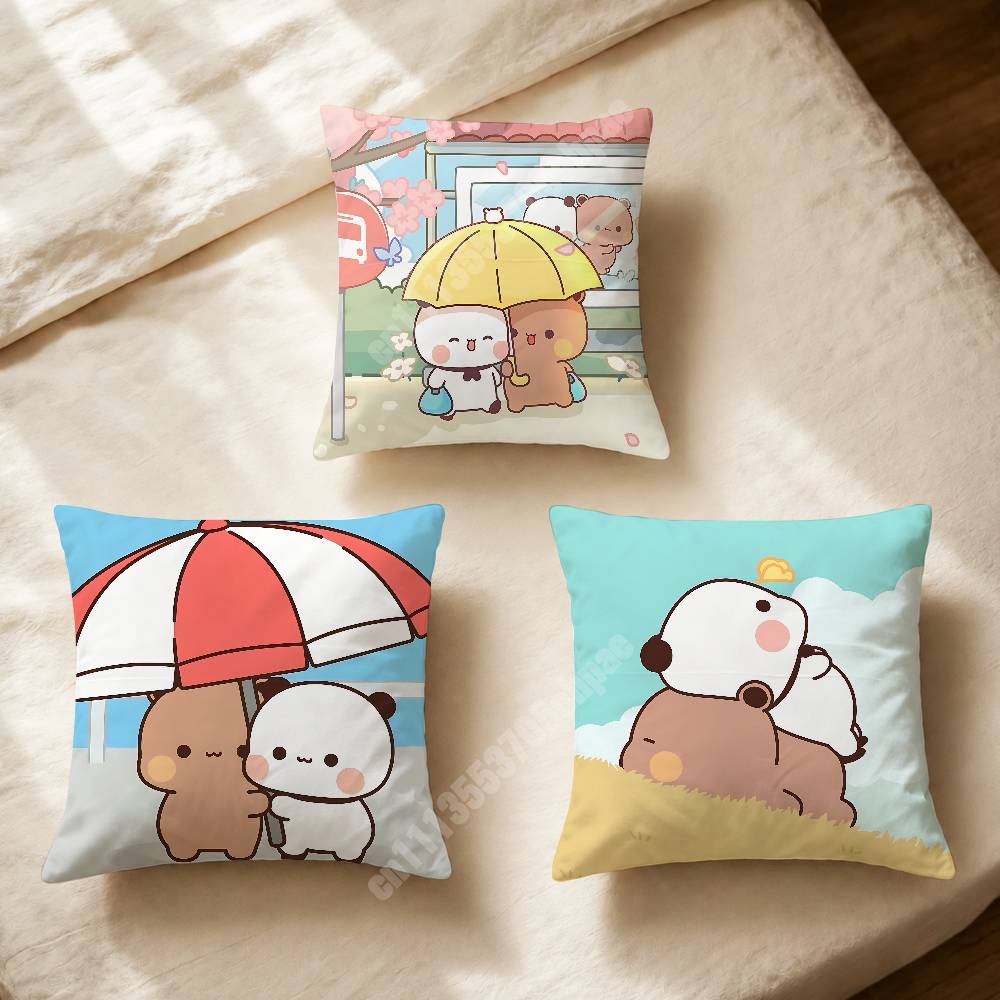 Home Cinema Sofa - Cartoon B-Bubu D-Dudu Printed Pillow Cover