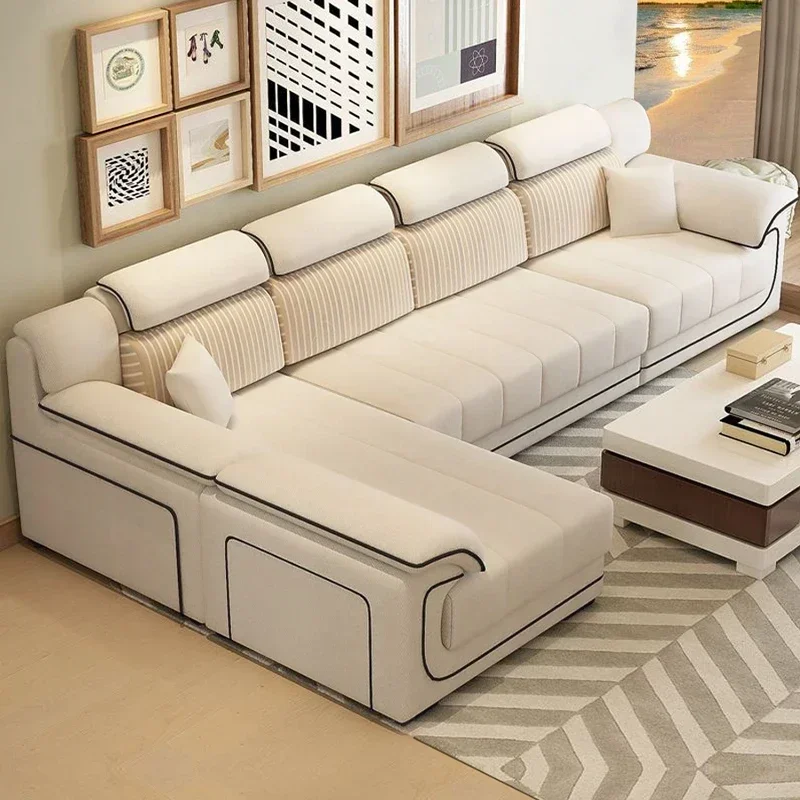 Wood Beige European Sofas Fill - Home Cinema Sofa ulasan dan harga