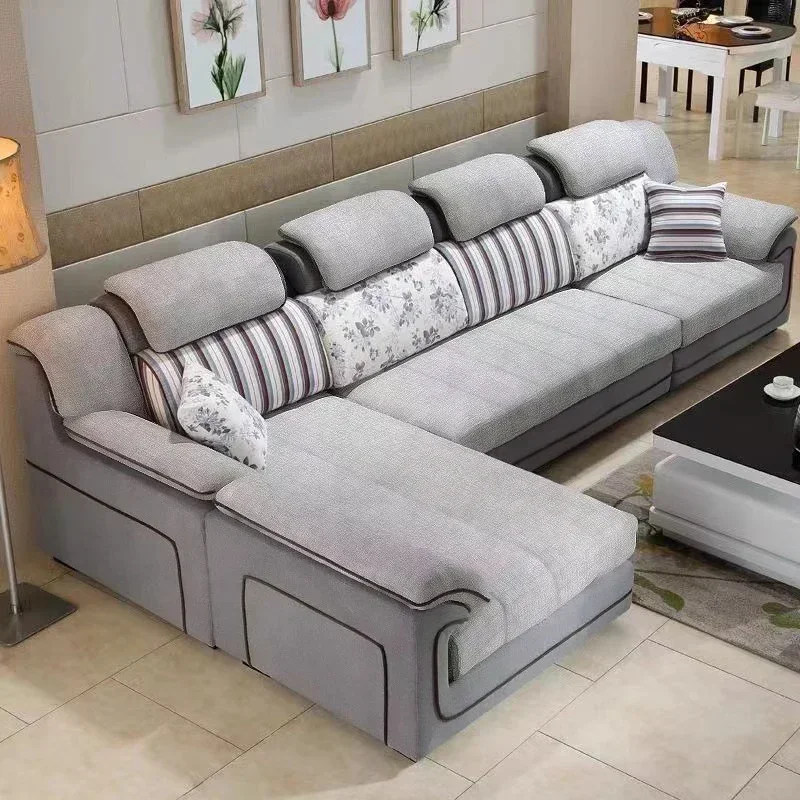 Wood Beige European Sofas Fill - Home Cinema Sofa ulasan dan harga