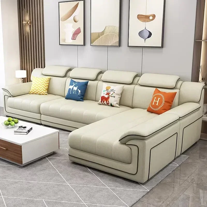 Wood Beige European Sofas Fill - Home Cinema Sofa ulasan dan harga
