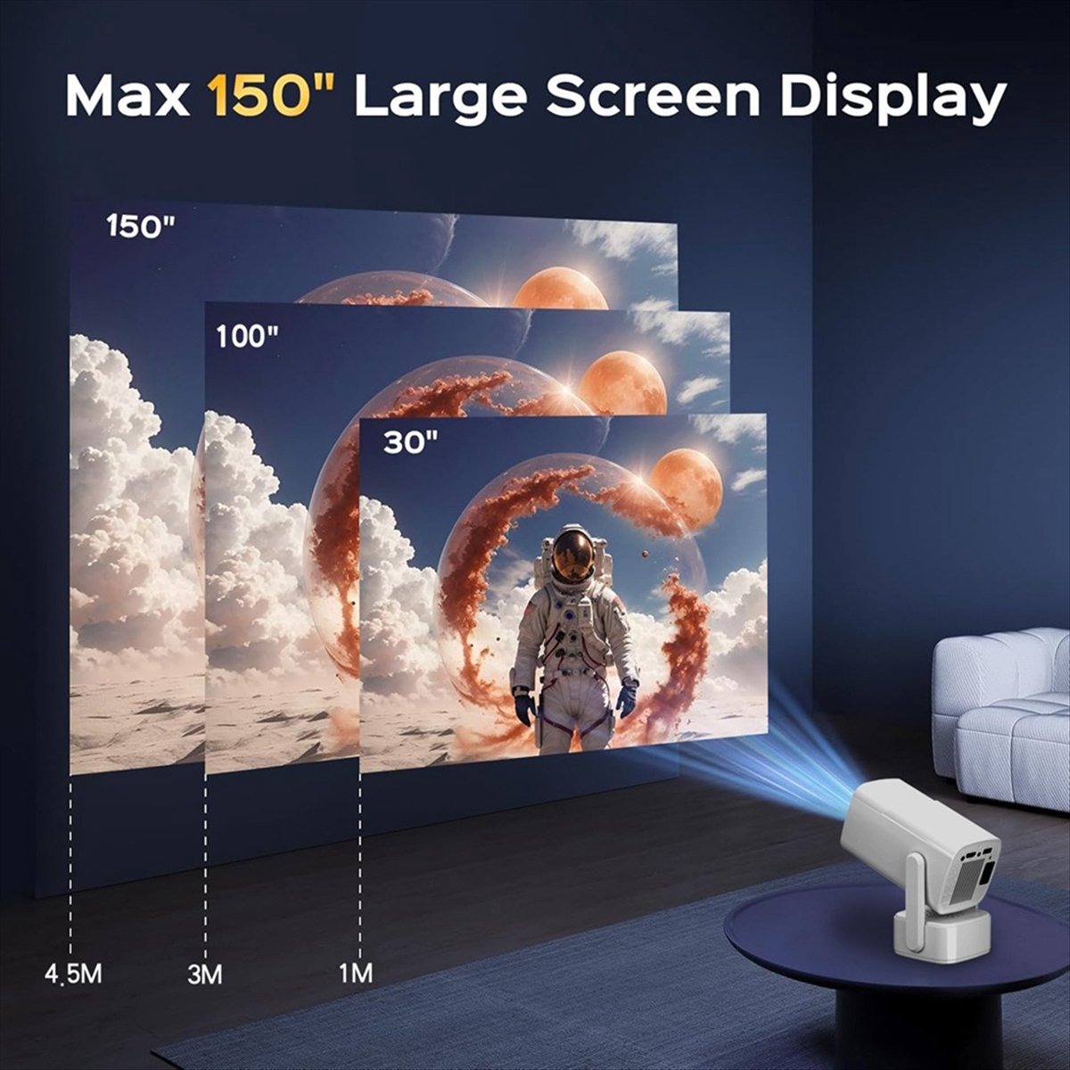 Top Y7S Mini Smart Projector 4 - Home Cinema Mini ulasan dan harga
