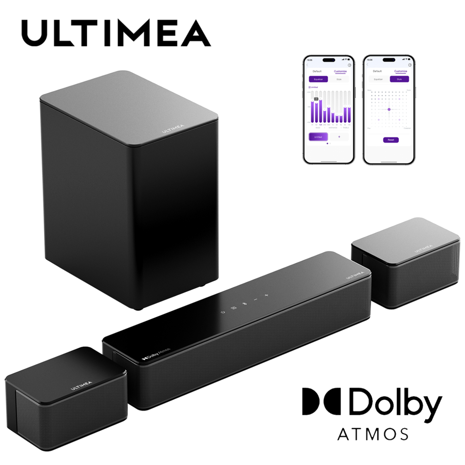 ULTIMEA 5.1 Soundbar with Dolb - Home Cinema Atmos ulasan dan harga
