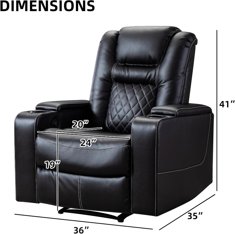 CANMOV Electric Power Recliner - Home Cinema Recliner Chairs ulasan dan harga