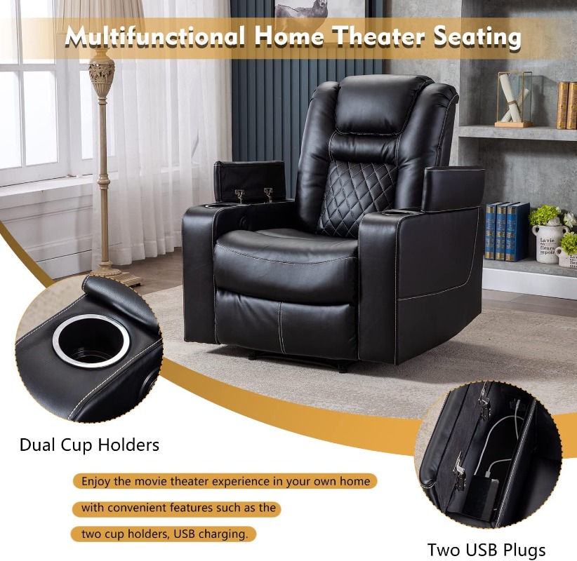 CANMOV Electric Power Recliner - Home Cinema Recliner Chairs ulasan dan harga