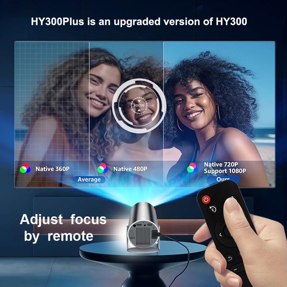 DITONG HY300 Plus HD Projector - Home Cinema Mini ulasan dan harga