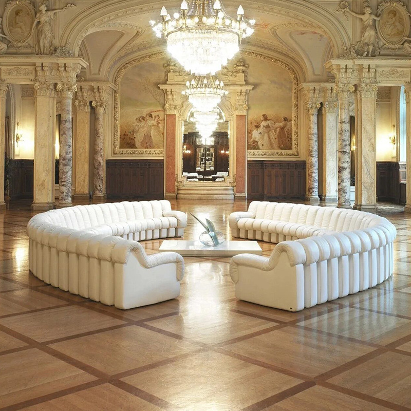 Artistic High End White Leathe - Home Cinema Sofa ulasan dan harga