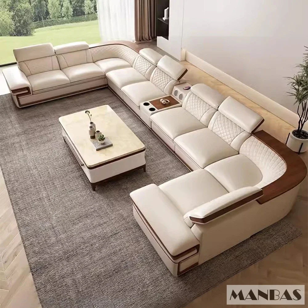 MINGDIBAO Premium Italian Genu - Home Cinema Sofa ulasan dan harga