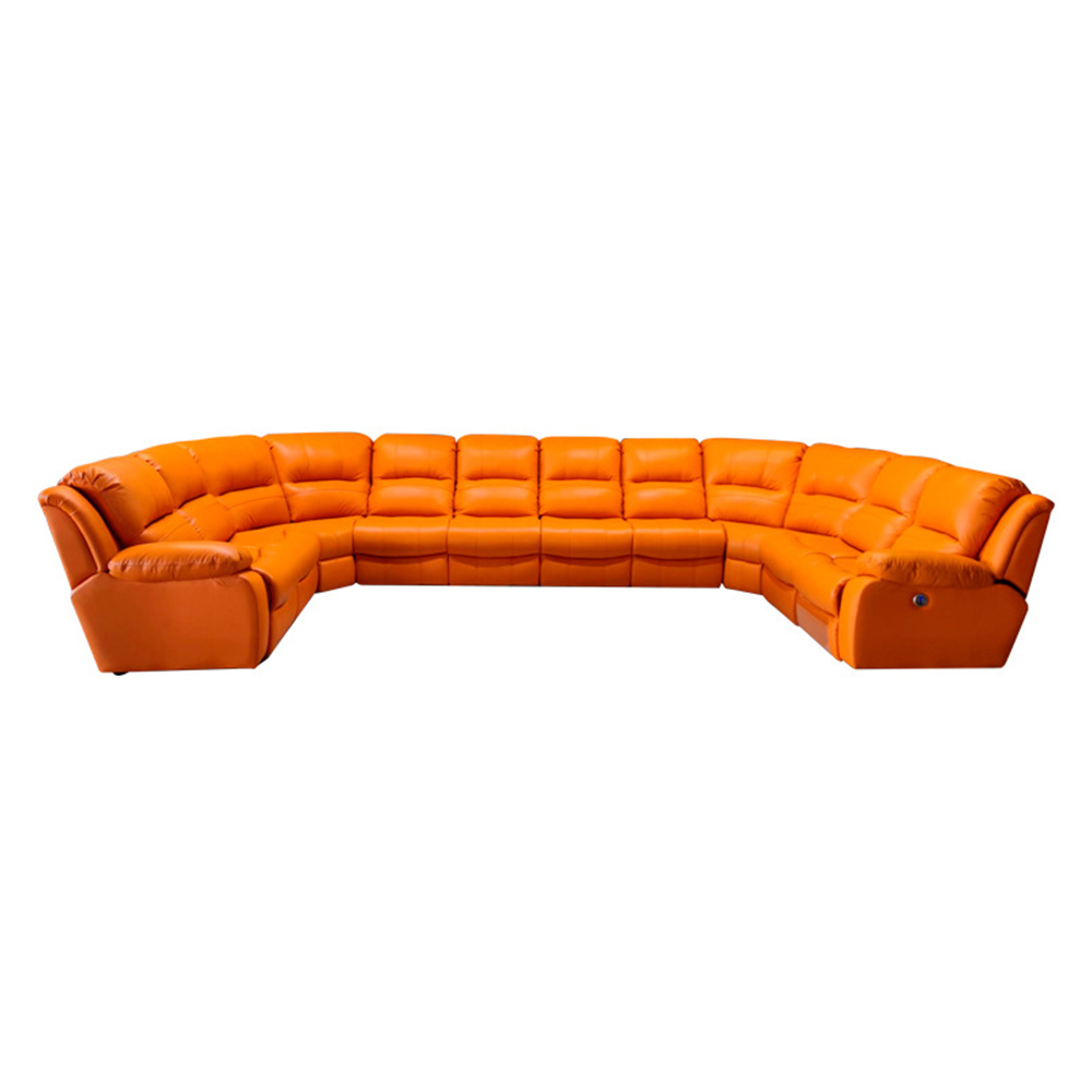 Luxury Oversized Sectional Rec - Home Cinema Sofa ulasan dan harga