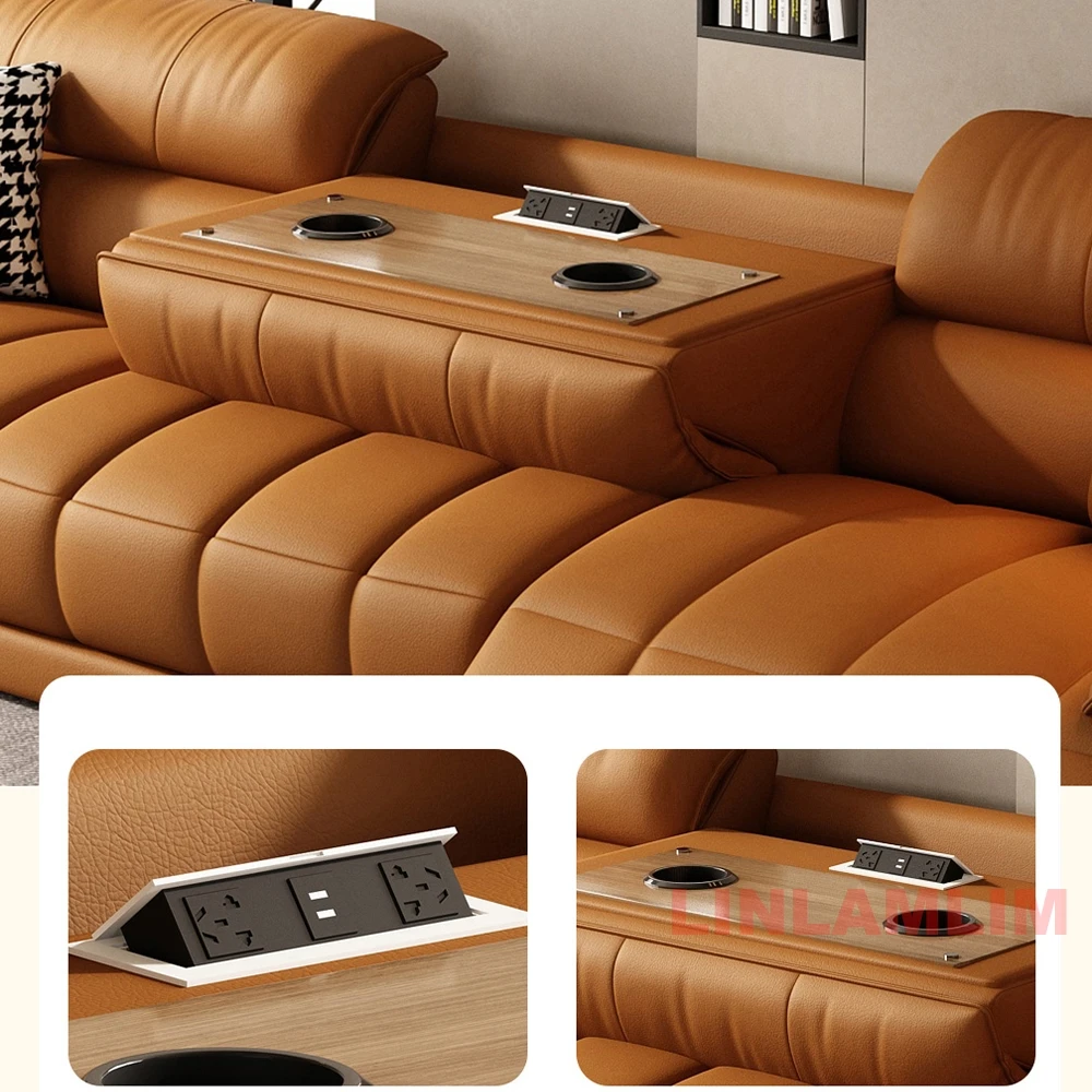 Modern Electric Reclining Sofa - Home Cinema Sofa ulasan dan harga