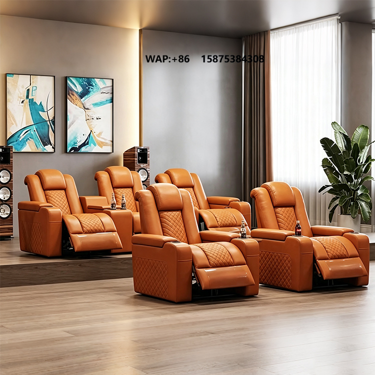 KMJ 3 Seats Multi-Functional D - Home Cinema Recliner Chairs ulasan dan harga