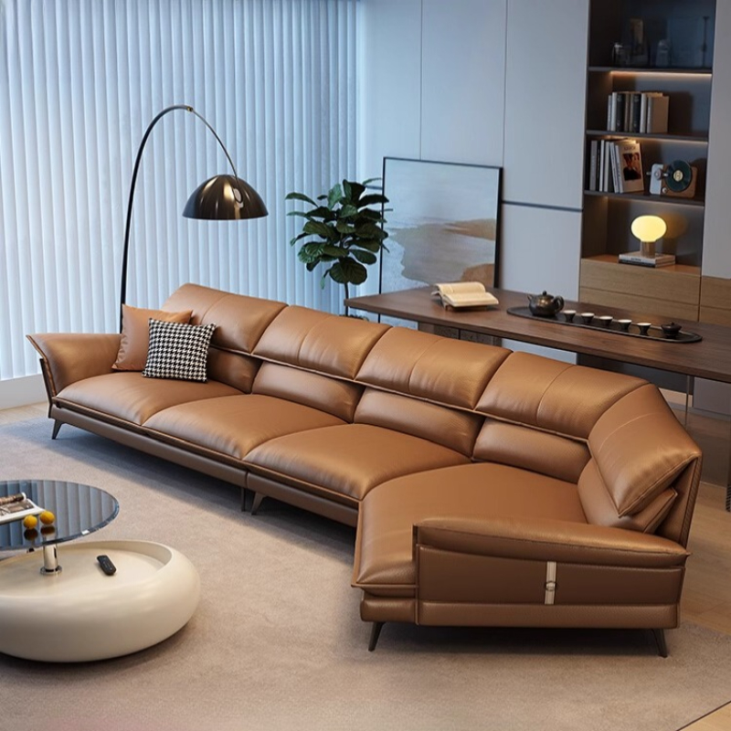 Genuine Leather Luxury Italian - Home Cinema Sofa ulasan dan harga