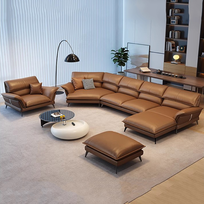 Genuine Leather Luxury Italian - Home Cinema Sofa ulasan dan harga