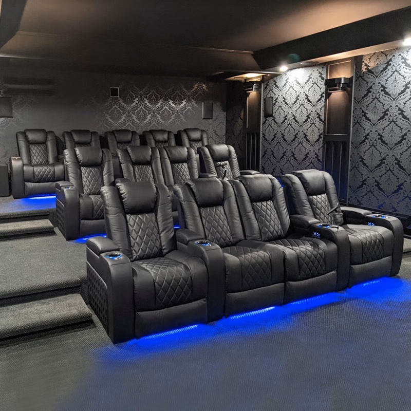 Cinema Sofa Home Theater Recli - Home Cinema Recliner Chairs ulasan dan harga