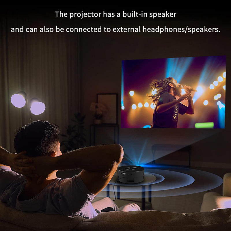 Portable Mini Projector 1920*1 - Home Cinema Projector Xiaomi ulasan dan harga