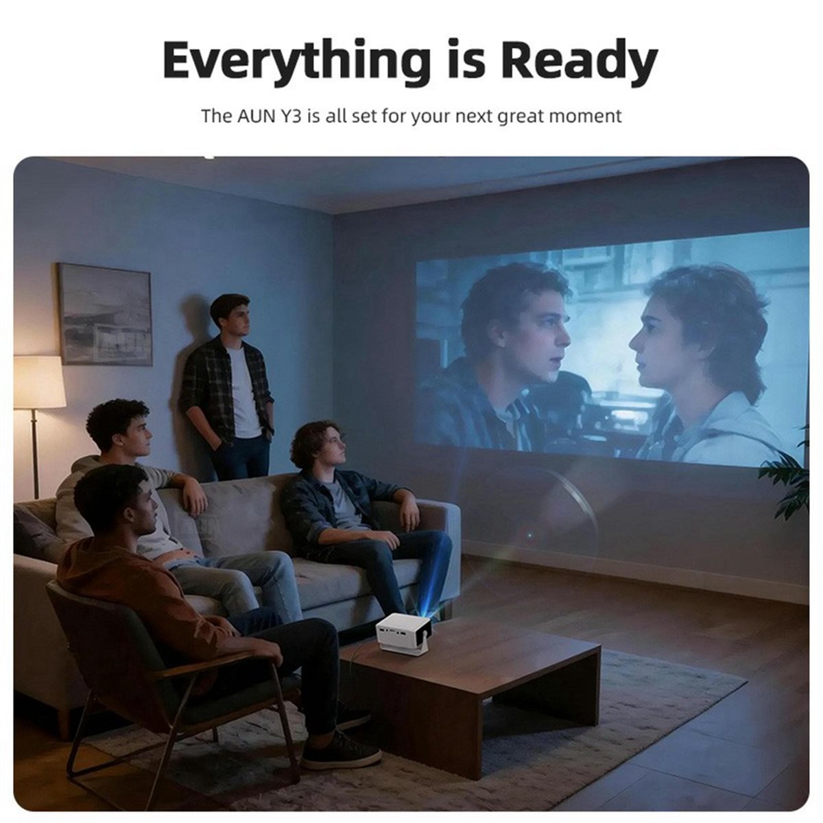L70A Y3 Mini Projector Portabl - Home Cinema Mini ulasan dan harga