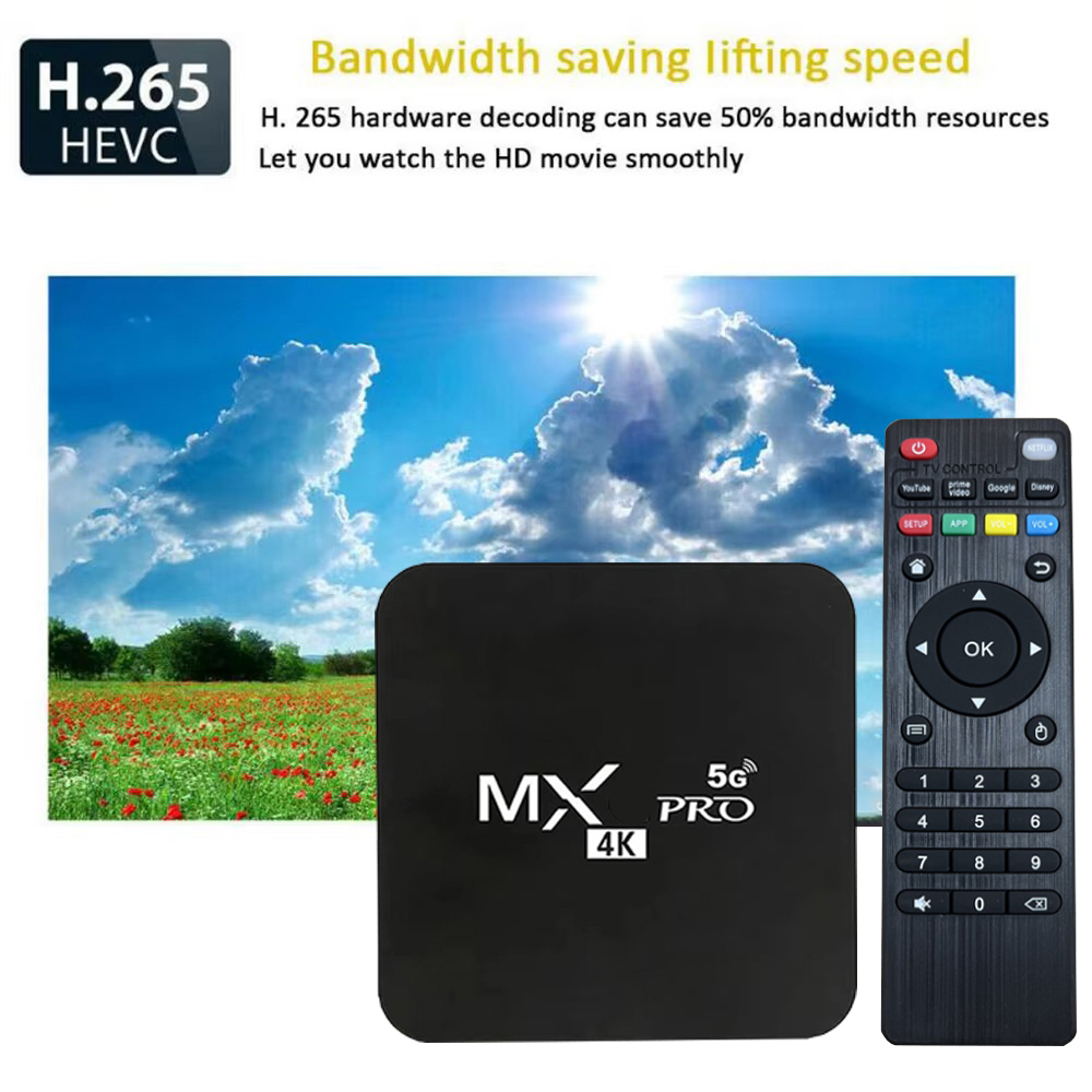 MX-Pro Smart TV Box 4K HD Andr - Home Cinema Atmos ulasan dan harga