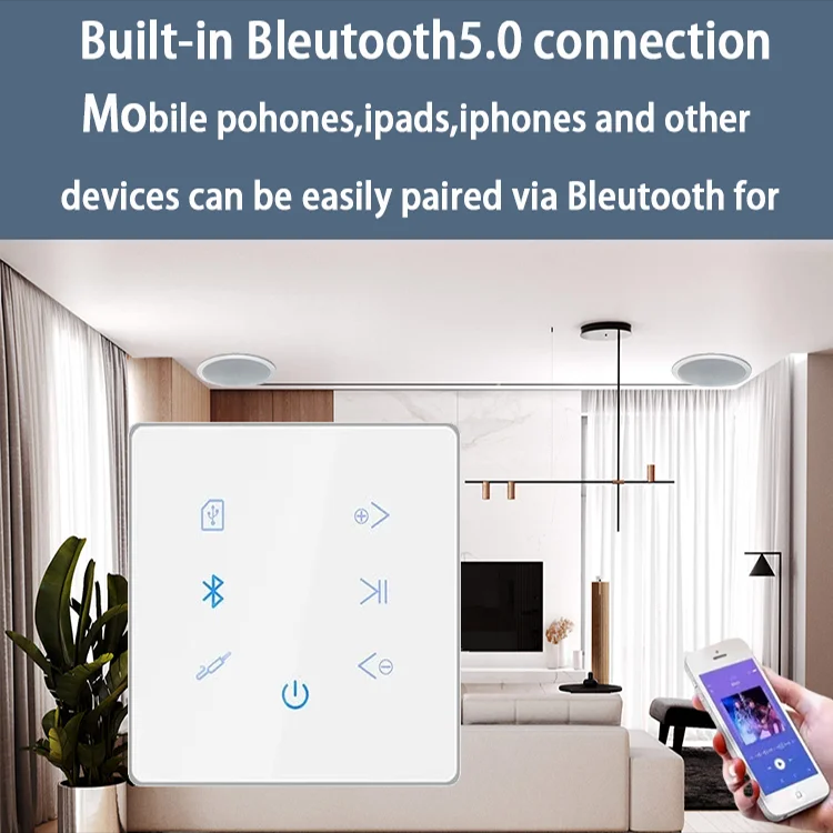 Bluetooth Wall Amplifier Home  - Home Cinema Mini ulasan dan harga