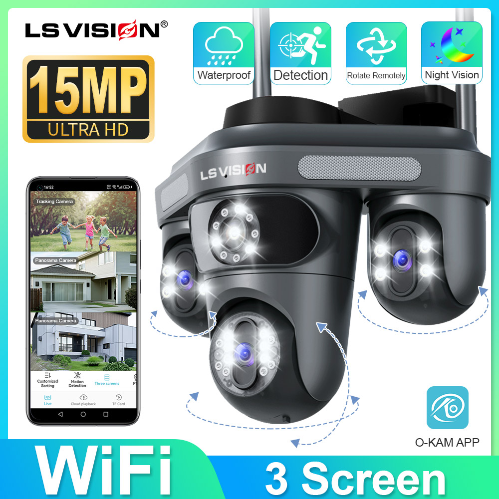 LS VISION Triple Screens Camer - Home Cinema Wall Panels ulasan dan harga
