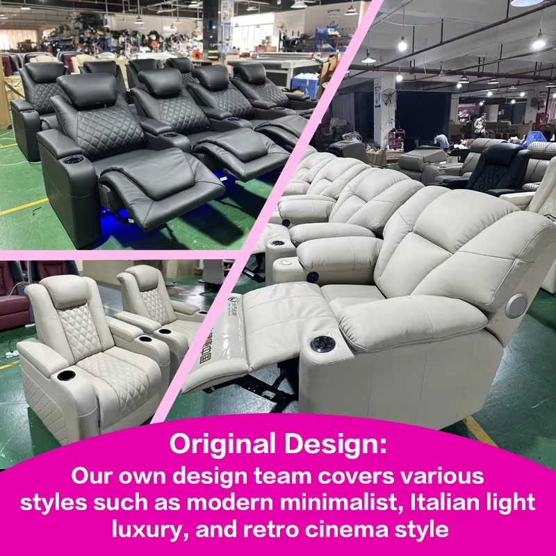 Vip Single Leather Reclining S - Home Cinema Recliner Chairs ulasan dan harga