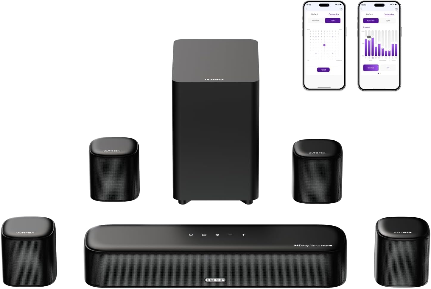 7.1-Channel Dolby Atmos Surrou - Home Cinema Atmos ulasan dan harga