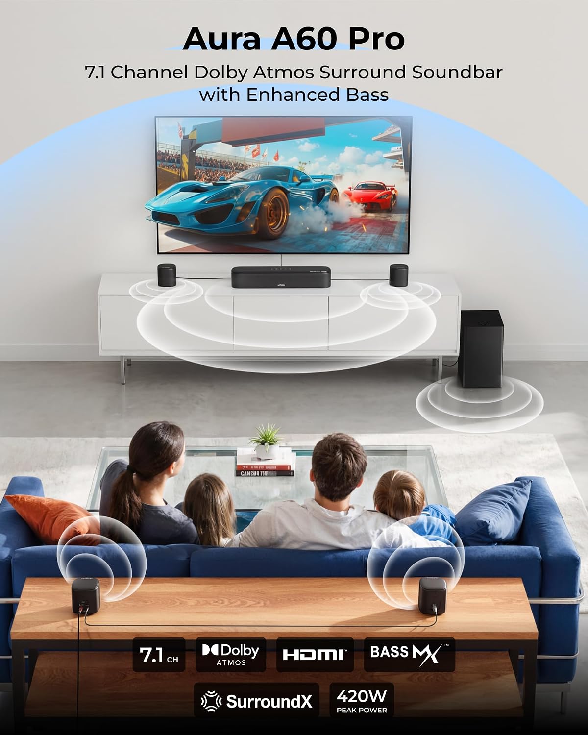 7.1-Channel Dolby Atmos Surrou - Home Cinema Atmos ulasan dan harga