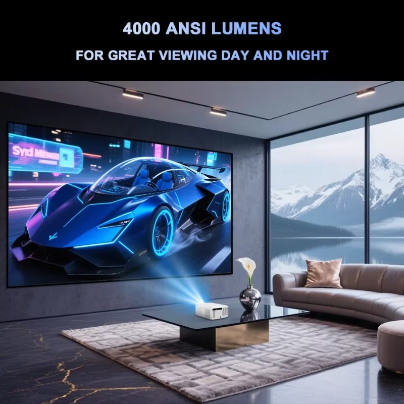 D10S Projector 4K V660 Chip 3+ - Home Cinema Mini ulasan dan harga