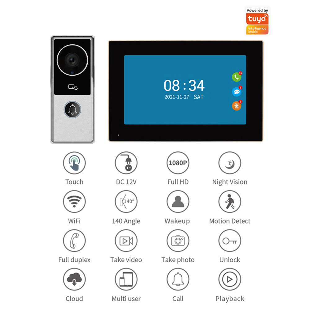 Wifi Video Doorbell System 108 - Home Cinema Wall Panels ulasan dan harga