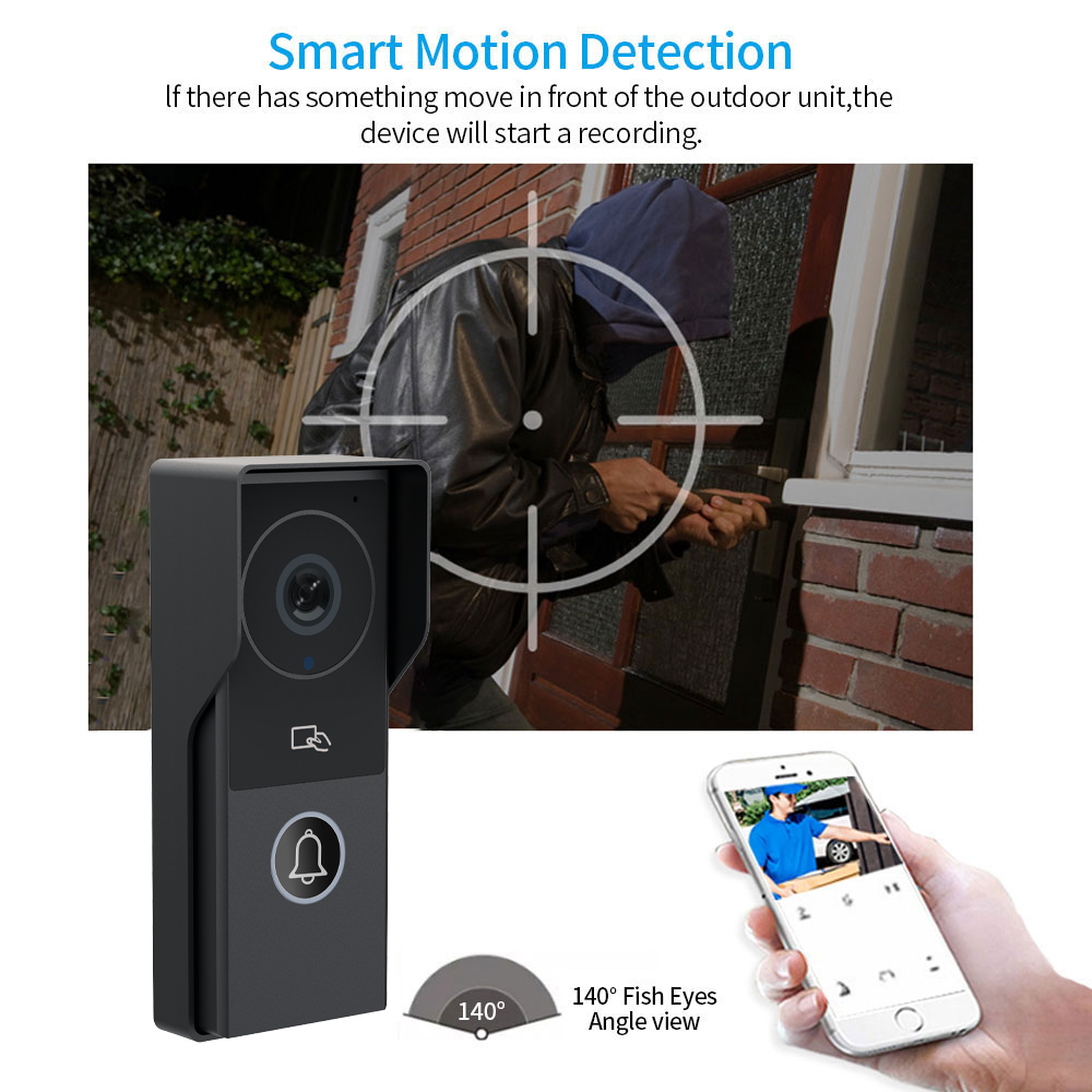 Wifi Video Doorbell System 108 - Home Cinema Wall Panels ulasan dan harga