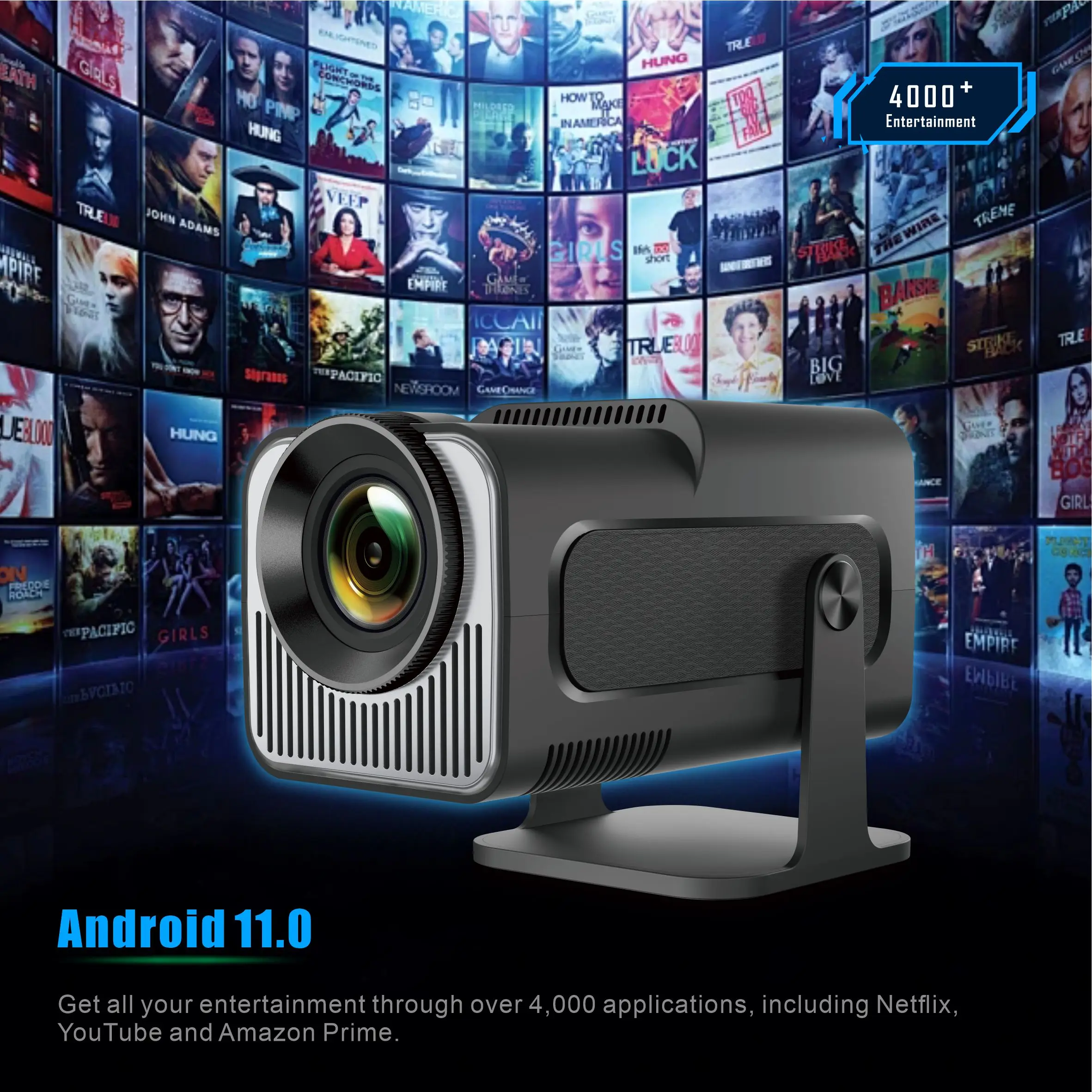 Salange HY320 Mini Projector 7 - Home Cinema Projector Xiaomi ulasan dan harga