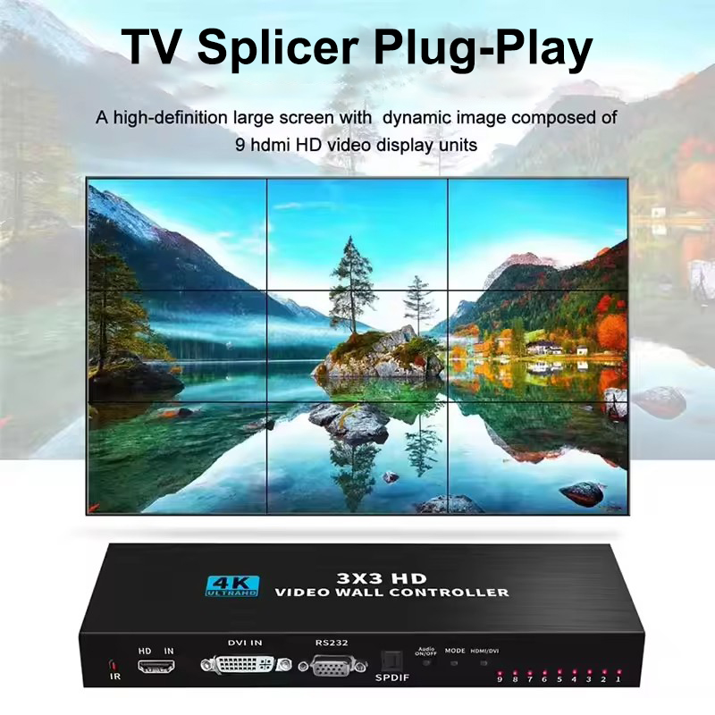 4K HDMI Video Wall Controller  - Home Cinema Wall Panels ulasan dan harga