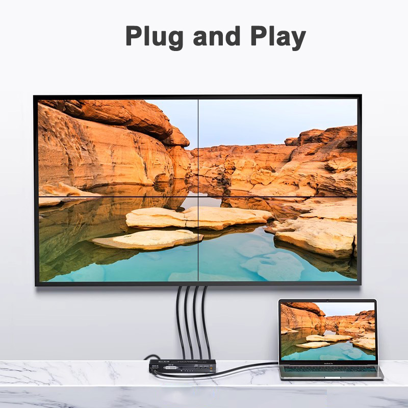 4K HDMI Video Wall Controller  - Home Cinema Wall Panels ulasan dan harga