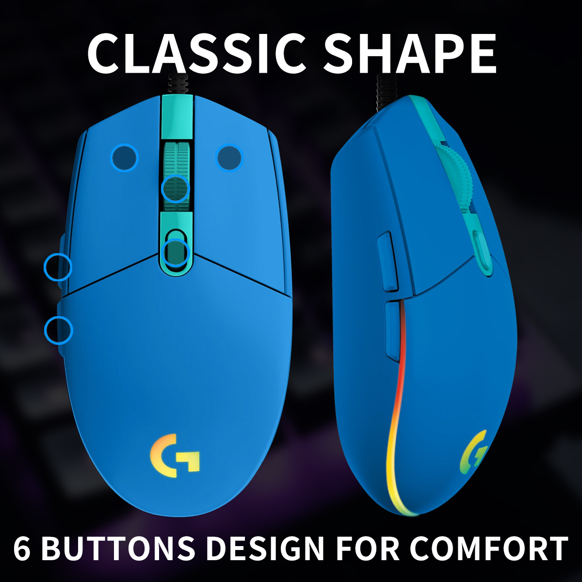 Logitech G203 series mouse, e- - Logitech Home Cinema ulasan dan harga